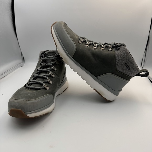 UGG Other - UGG Olivert Norse Gray Waterproof Leather Hiker Snow Boots Shoes Men's Size 7.5